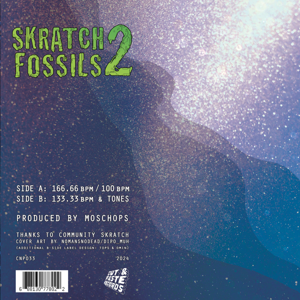 12 inch vinyl - Moschops - Skratch Fossils 2