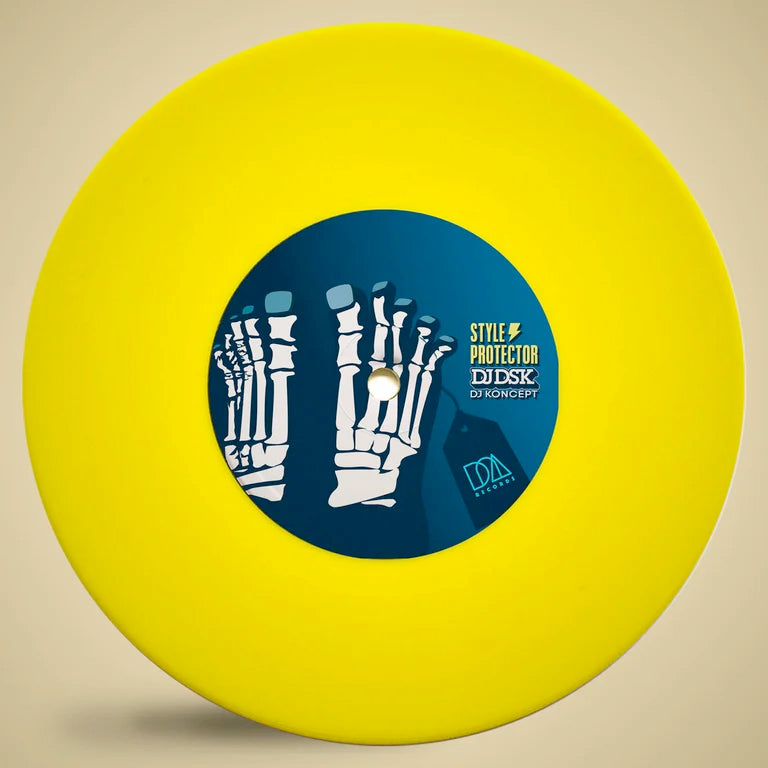 7 inch vinyl - DJ DSK, Matman, DJ Koncept and menAce - Style Protector - Cut & Paste Records - 7" Vinyl, DNA Records, Scratch Vinyl, Skipless