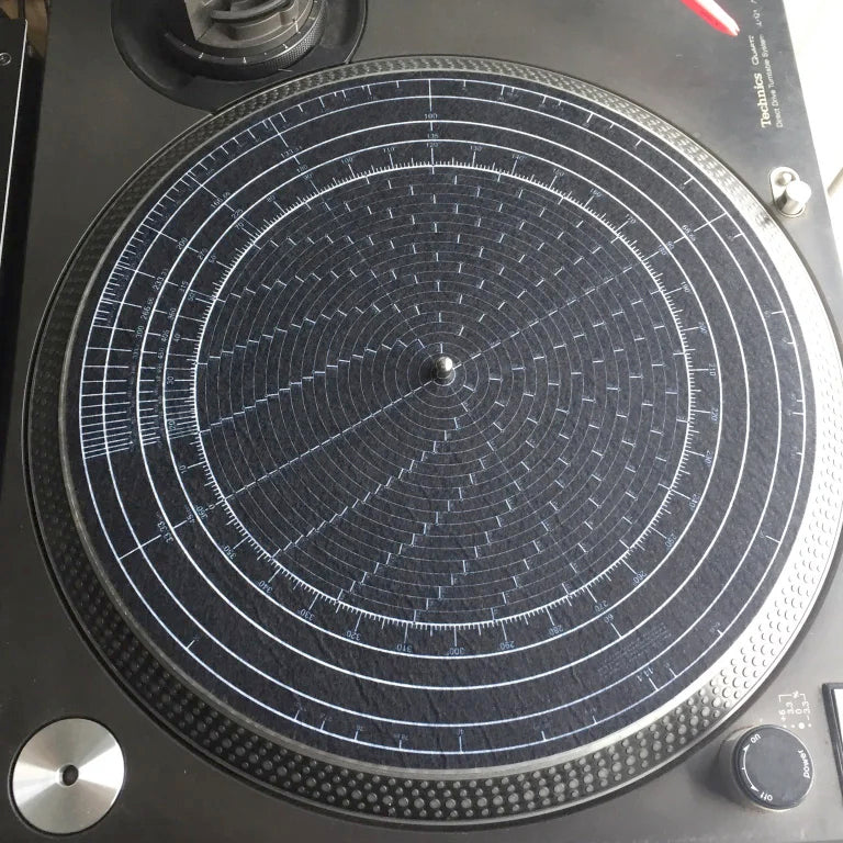 Slipmat - DJ Raedawn - BPM protractor slipmat - Cut & Paste Records - Slipmats