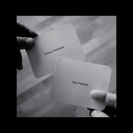 12 inch vinyl - Oblique Strategies - Raw Pastiche LP - Cut & Paste Records - 12" Vinyl, Music - Vinyl, We Stay True