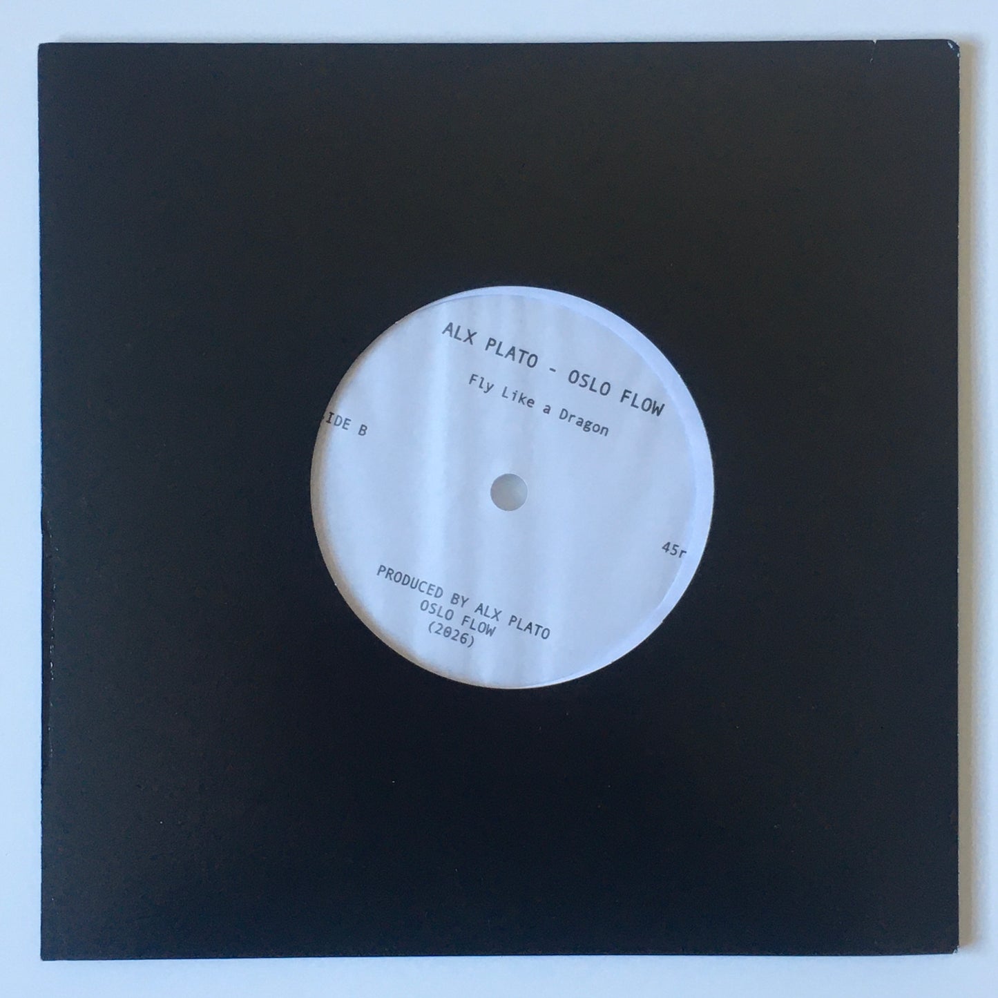 Alx Plato (of Oslo Flow) - Straight Supa - 7" Lathe Cut Single