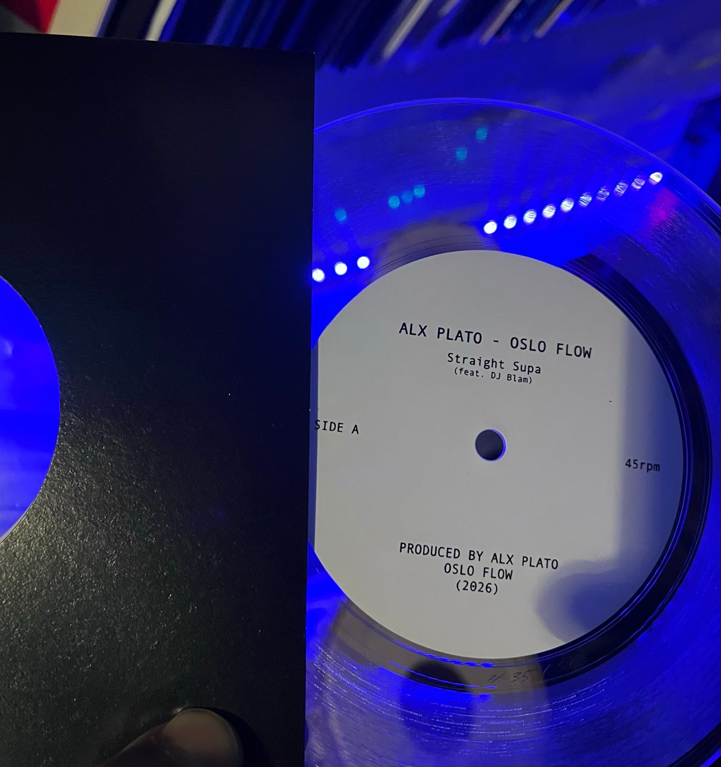Alx Plato (of Oslo Flow) - Straight Supa - 7" Lathe Cut Single
