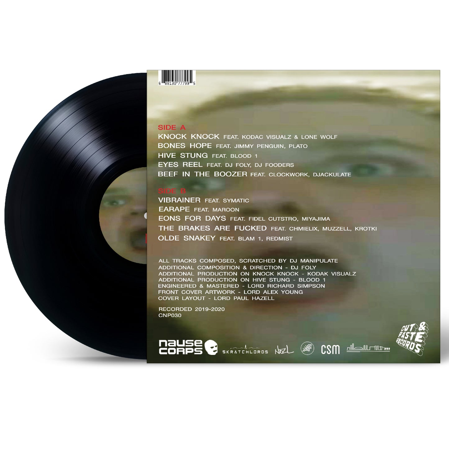12 inch vinyl - DJ Manipulate - Robust Audio Transition (R.A.T.)