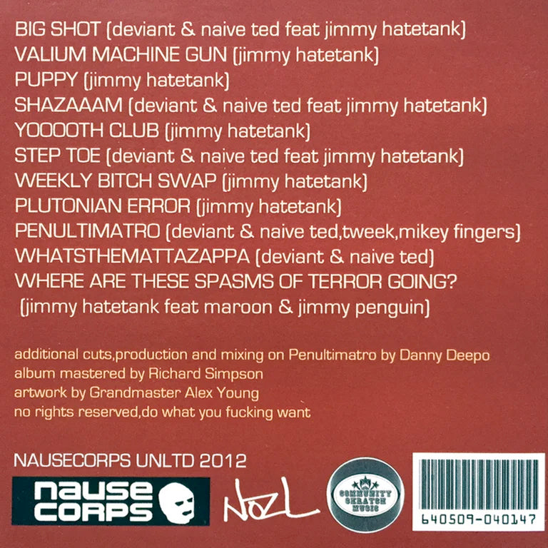 CD - Grandeurs Of Delusion - Pastor Of Muppets - Cut & Paste Records - Beats & Instrumentals, Community Skratch Music, Music - CD, Nozl