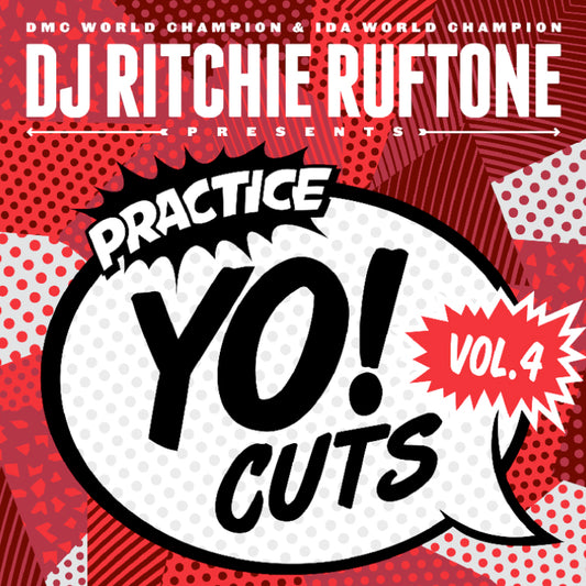 12 inch vinyl - DJ Ritchie Ruftone - Practice Yo Cuts Vol 4 - Cut & Paste Records - 12" Vinyl, Scratch Vinyl, Skipless, Turntable Training Wax