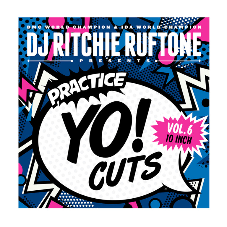 10 inch vinyl - DJ Ritchie Ruftone - Practice Yo Cuts Vol 6 - Cut & Paste Records - 10" Vinyl, Scratch Vinyl, Skipless, Turntable Training Wax