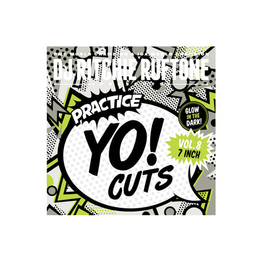 7 inch vinyl - DJ Ritchie Ruftone - Practice Yo Cuts Vol 8 - Cut & Paste Records - 7" Vinyl, Scratch Vinyl, Skipless, Turntable Training Wax