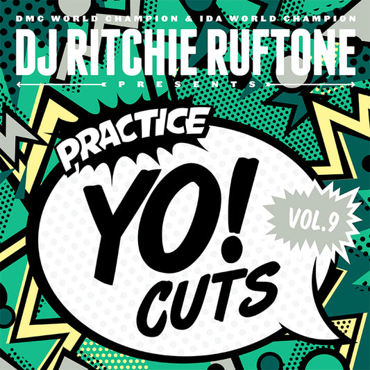 12 inch vinyl - DJ Ritchie Ruftone - Practice Yo Cuts Vol 9 - Cut & Paste Records - 12" Vinyl, Scratch Vinyl, Skipless, Turntable Training Wax